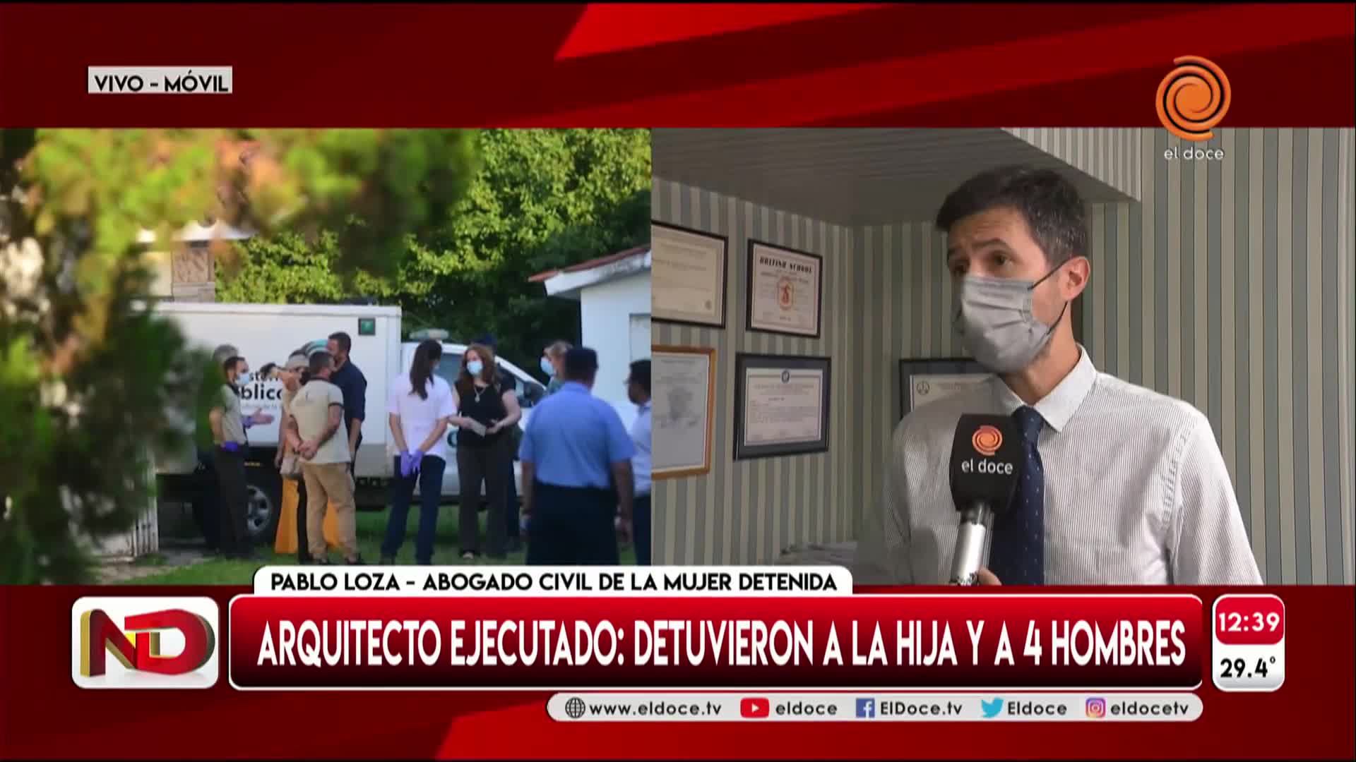 Arquitecto asesinado: el abogado civil de la hija afirmó que "no tenía conflicto alguno"