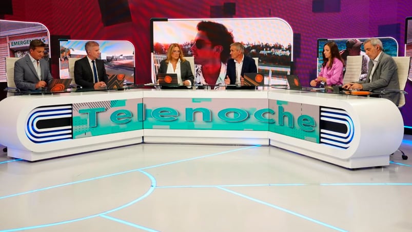 La presentación del equipo renovado en Telenoche