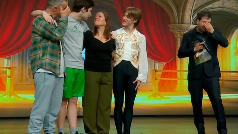 Bailó para cumplir el sueño de su hermano con autismo y emocionó a Guido Kaczka en Buenas Noches Familia 