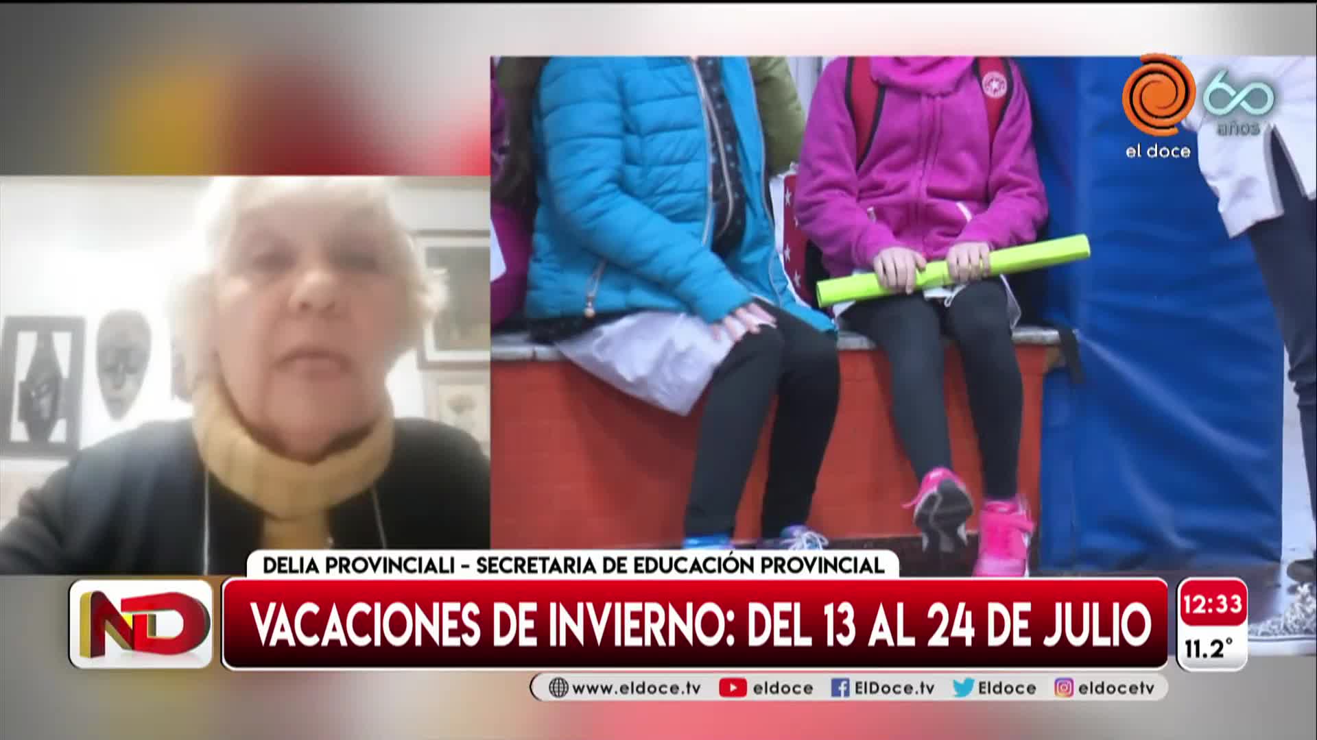 El Ministerio de Educación dio detalles del receso escolar de invierno