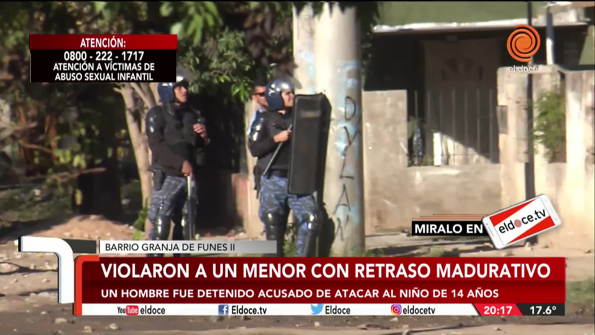 El dolor de familiares y vecinos por el menor abusado en Granja de Funes II