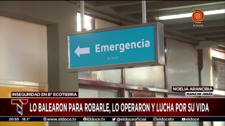 El joven baleado en un asalto en Ituzaingó Anexo lucha por su vida