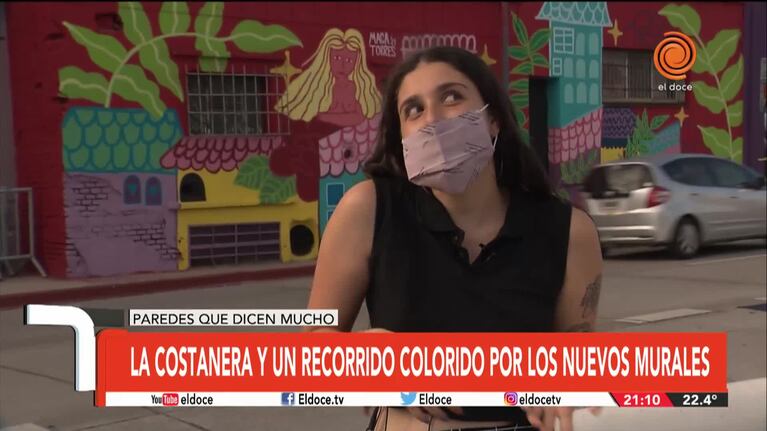 La Costanera quedó a puro color con los nuevos murales