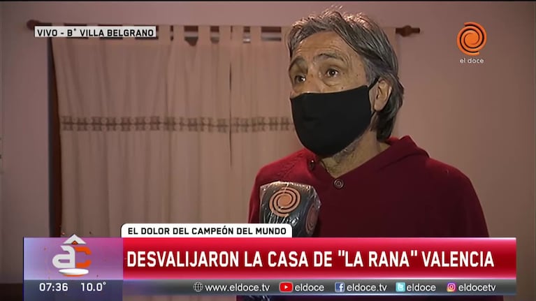 Desvalijaron la casa de "La Rana" Valencia: "Nos les importa nada"