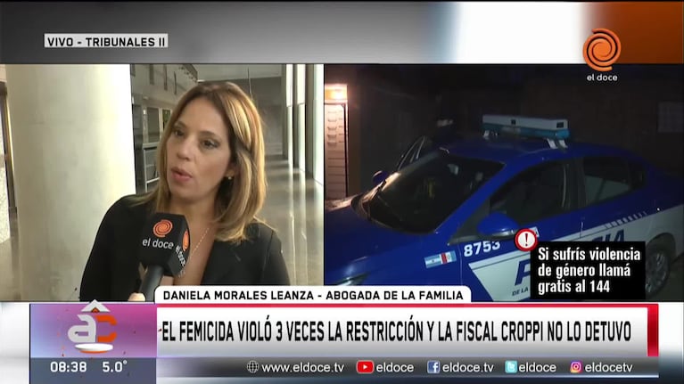 Femicidio de Giuliana Silva: la acusación a dos policías