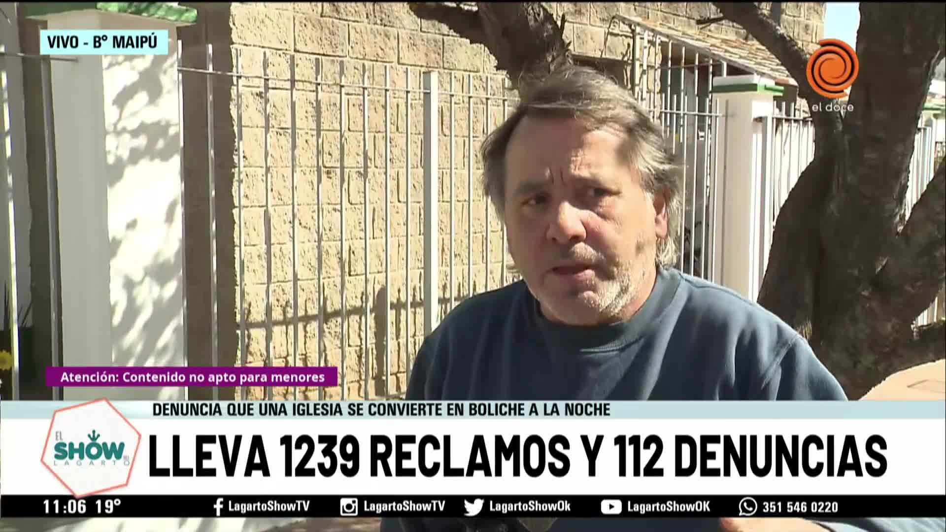 Un vecino denunció a una iglesia por fiestas clandestinas