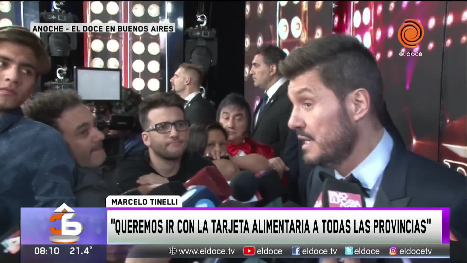 Marcelo Tinelli, esperanzado con el nuevo Gobierno