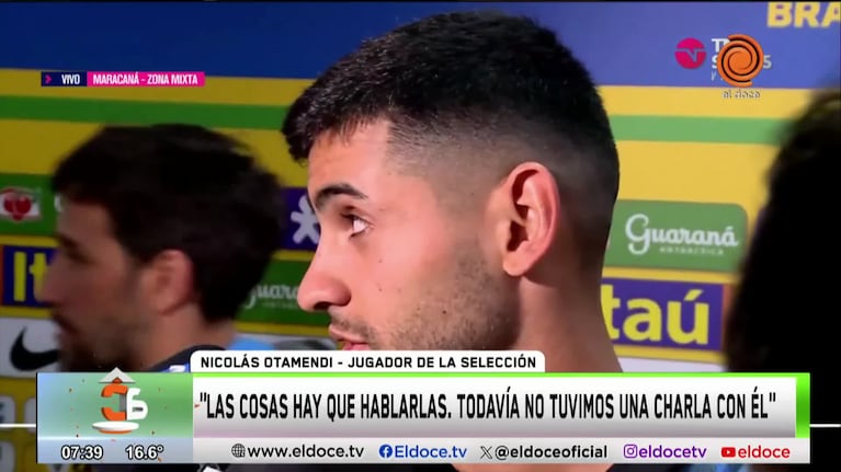 Los jugadores sobre las declaraciones de Scaloni