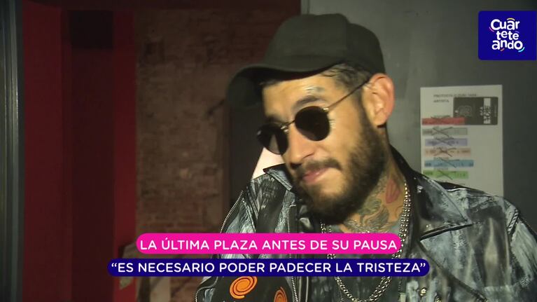 Ulises explicó qué busca con la pausa en su carrera