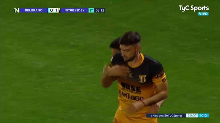 Mitre golpeó primero ante Belgrano