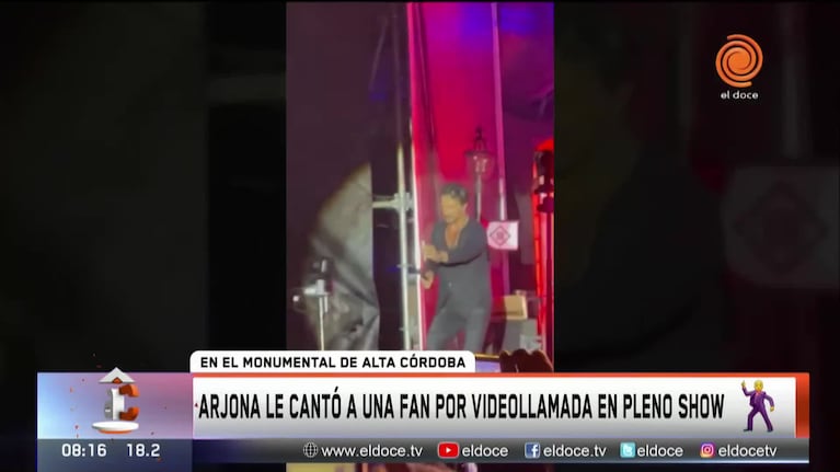 Después de seis años, Arjona volvió a Córdoba: la alegría de las fans