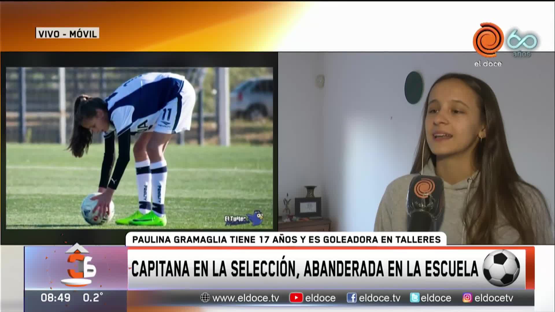 La historia de Paulina: una cordobesa que triunfa en el fútbol