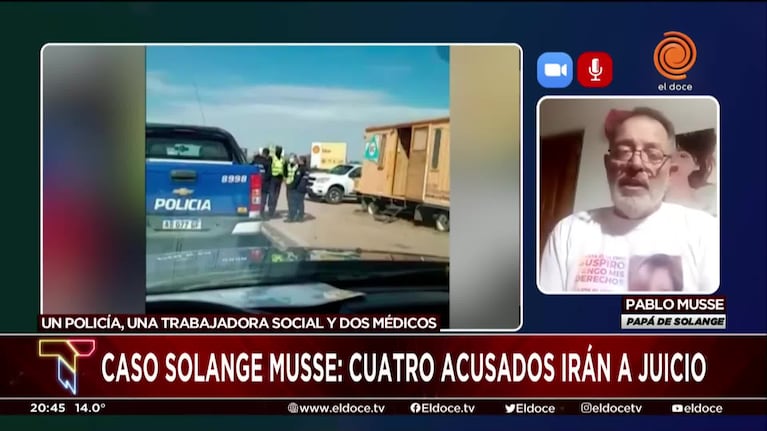 El padre de Solange Musse dijo que buscará a "los responsables reales"