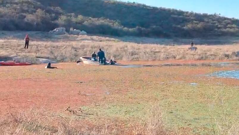 Así es el dique donde murieron padre e hijo en Córdoba
