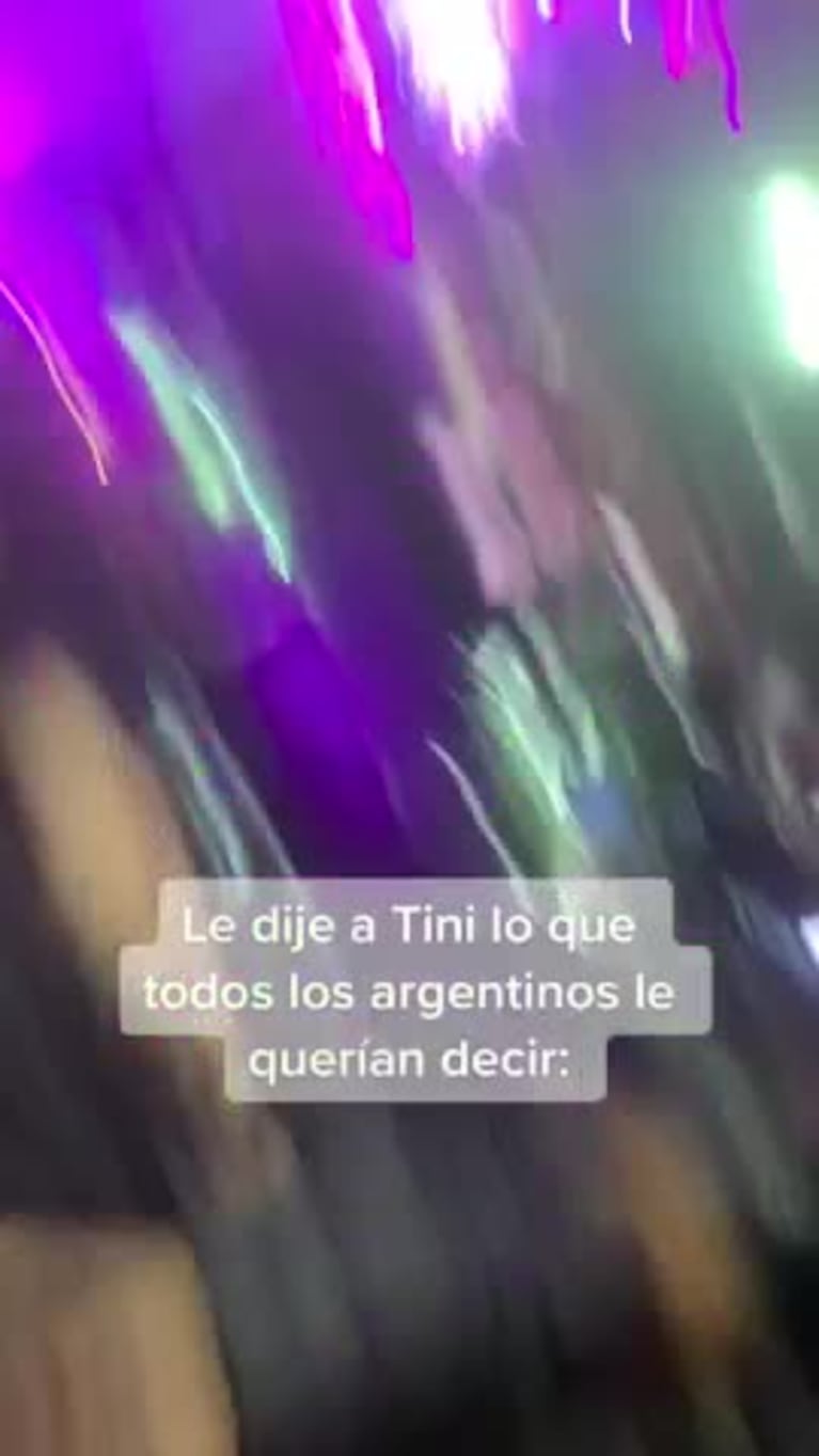 El pedido de un fan a Tini sobre De Paul por el Mundial 