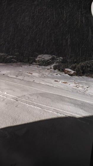 Nieve en las Altas Cumbres