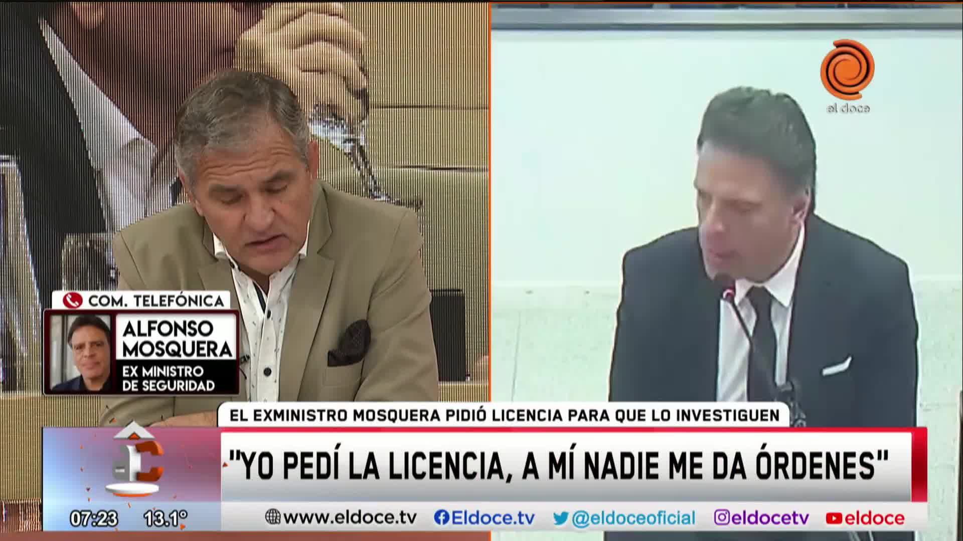 Mosquera explicó por qué pidió licencia en la Legislatura