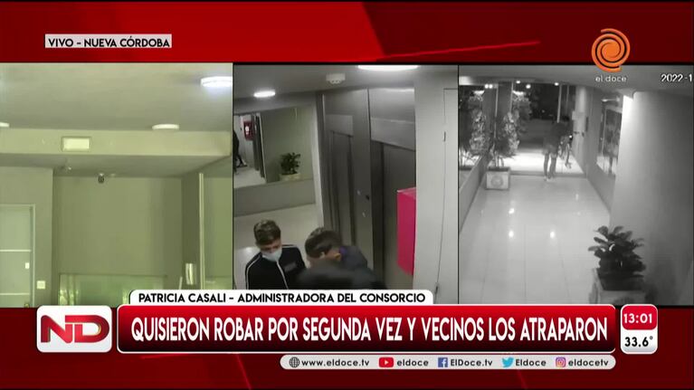 Vecinos atraparon a delincuentes que intentaron robar por segunda vez