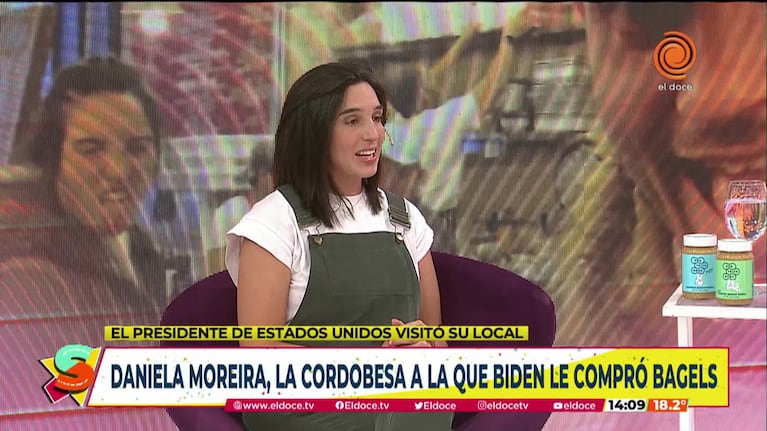 Daniela Moreira, la cordobesa que conquistó con su cocina a Joe Biden