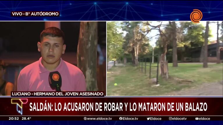 Los familiares del chico asesinado en Saldán pidieron justicia
