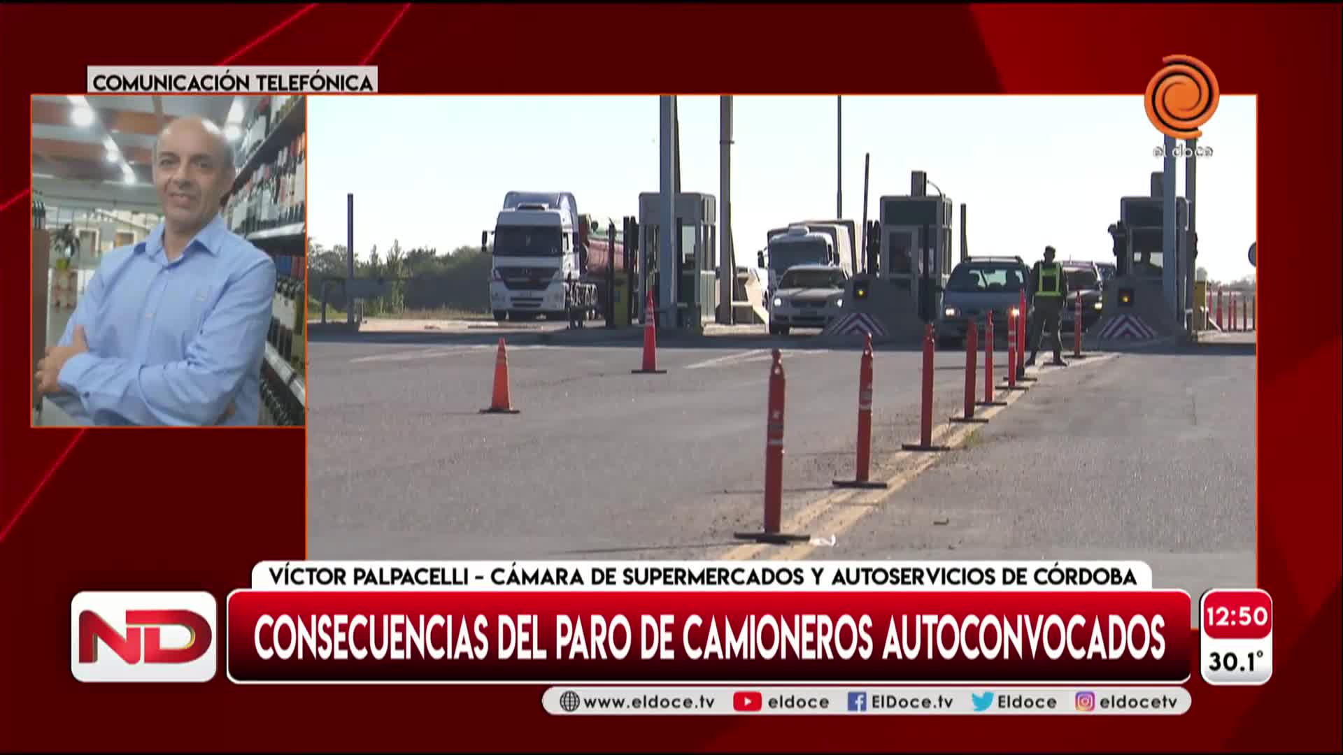 Supermercados en alerta por el paro de transportistas: "Estamos muy preocupados"