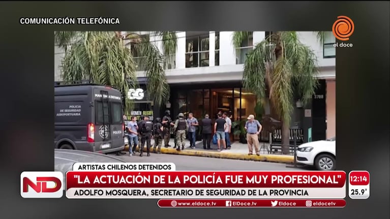 Chilenos detenidos y supuesta bomba: la Provincia defendió el operativo