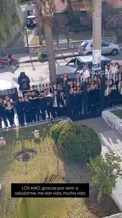 La sorpresa de un grupo de alumnos para La Mona