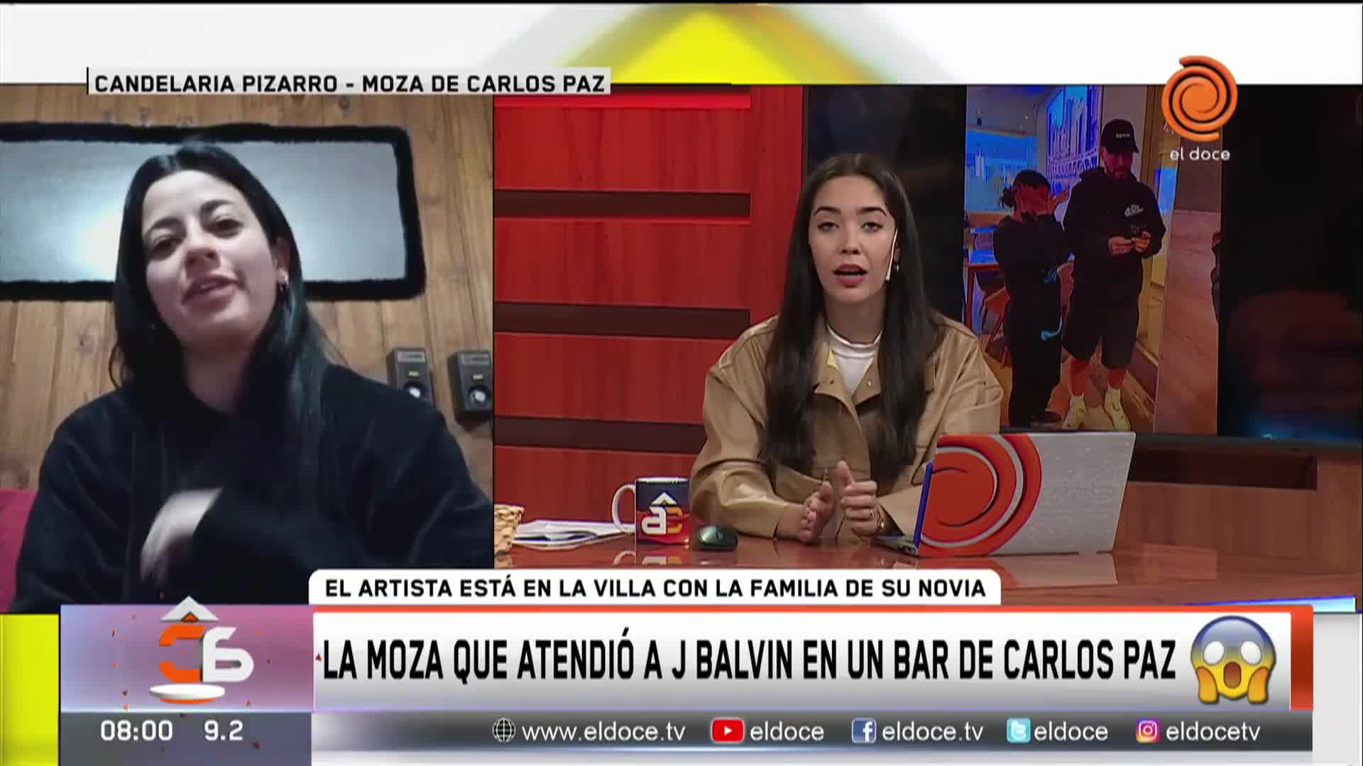 La moza que atendió a J Balvin: "Es muy buena onda”