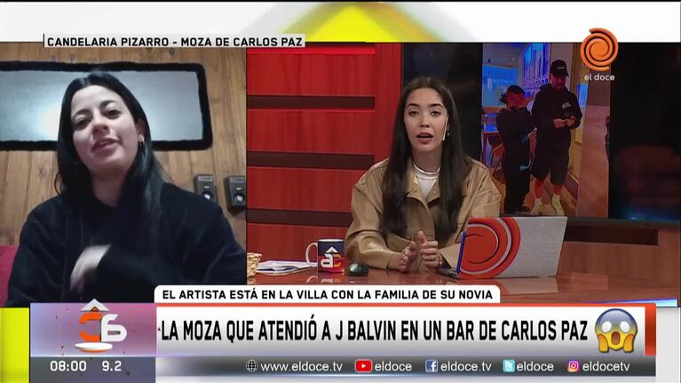 La moza que atendió a J Balvin: "Es muy buena onda”