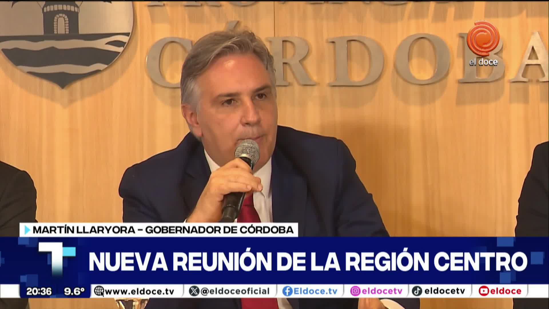 Gobernadores Región Centro