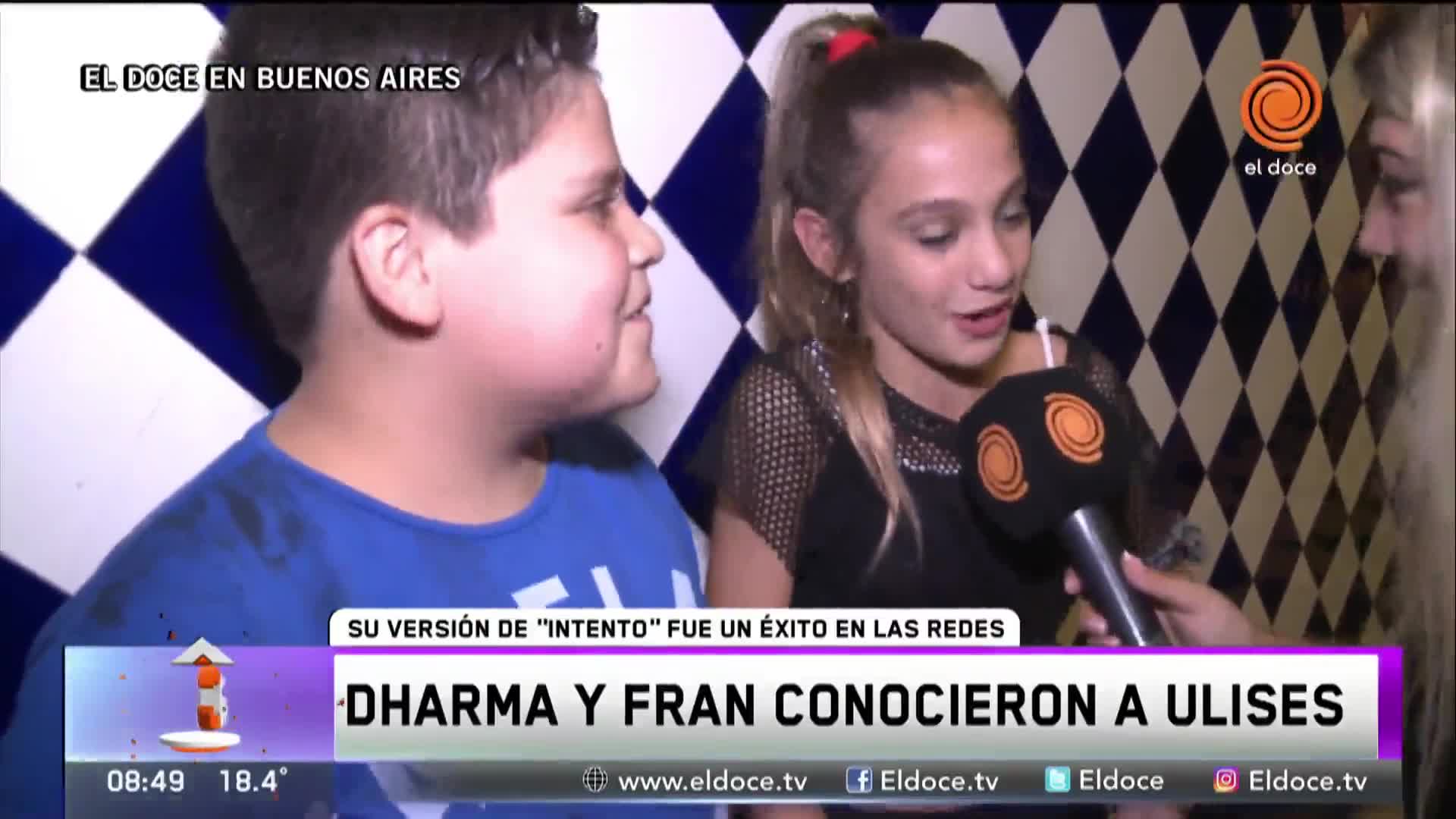 Ulises cantó con Fran y Dharma