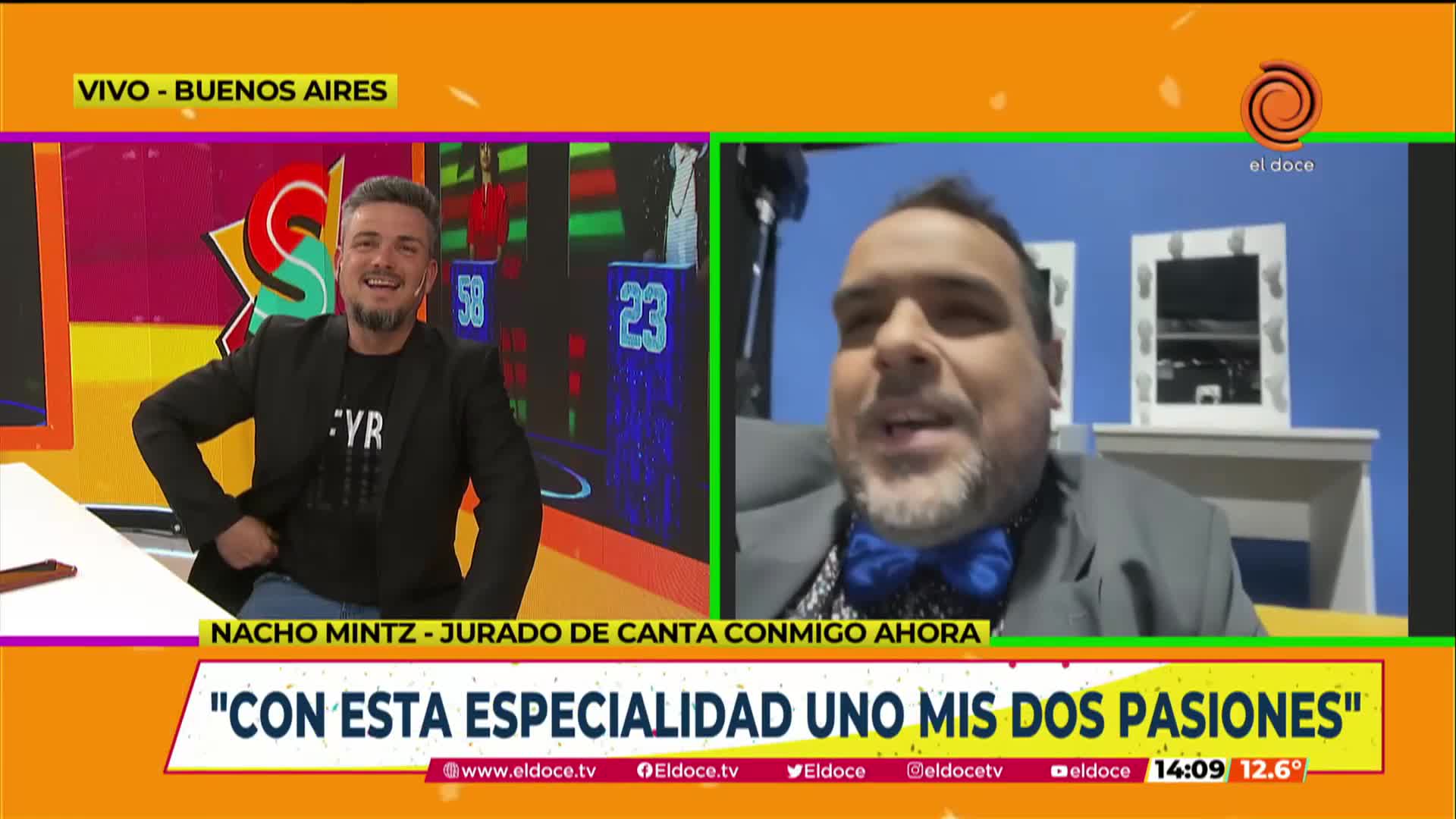 Del hospital a la TV: Nacho Mintz, jurado de Canta Conmigo Ahora