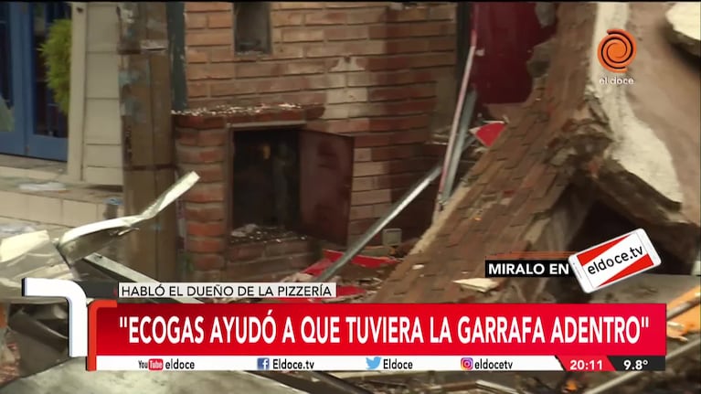 "Ecogas ayudó a que tuviera la garrafa adentro"