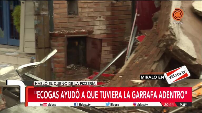 "Ecogas ayudó a que tuviera la garrafa adentro"