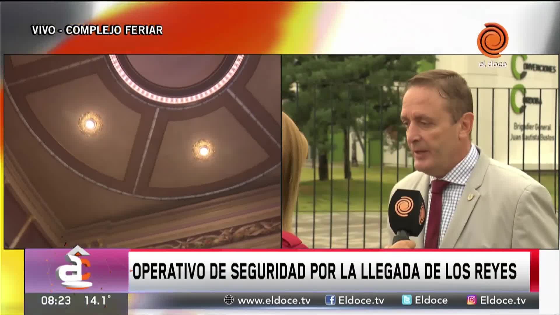 El operativo de seguridad por el Congreso de la Lengua