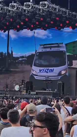 Así entró Joaquín Levinton al Cosquín Rock