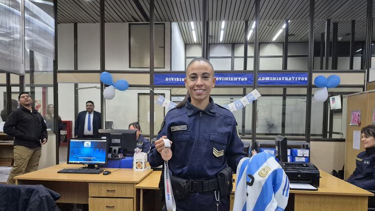 El reconocimiento a la policía cordobesa que jugó la Copa América con la Selección