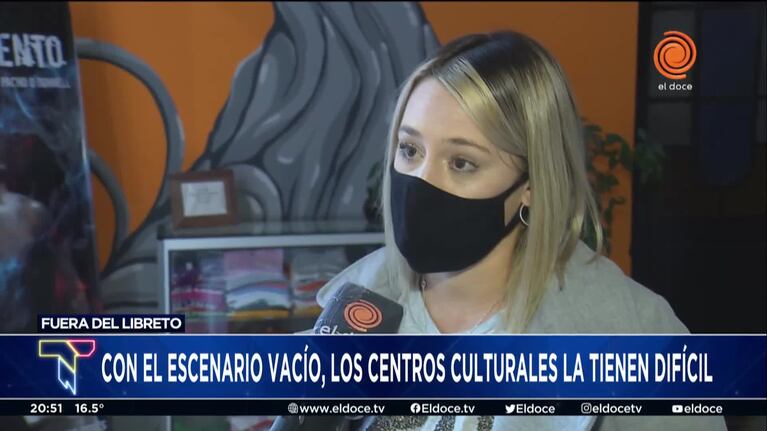 Escenarios vacíos: el drama de los centros culturales
