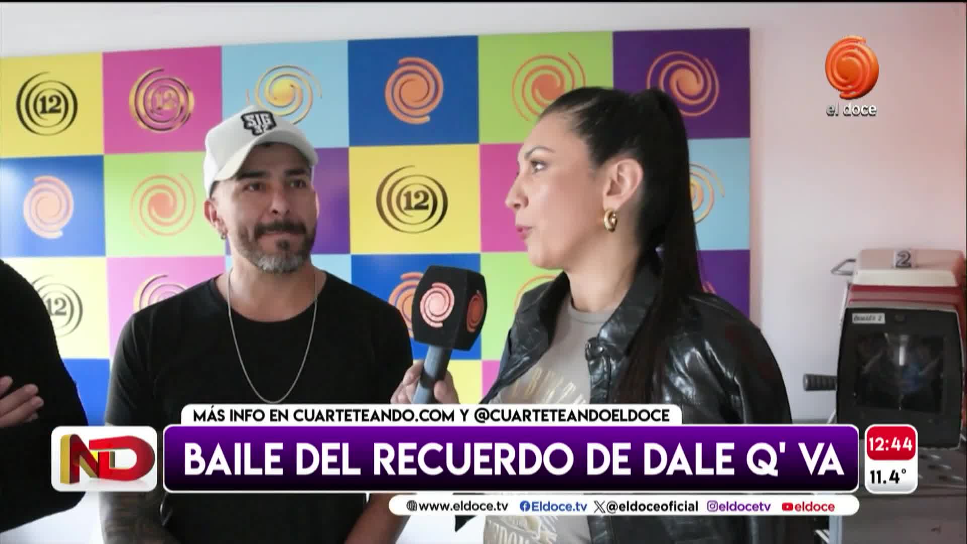 Dale Q´ Va en la previa del baile del recuerdo en Cuarteteando