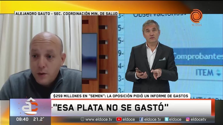 La explicación por los 259 millones de pesos en "semen"