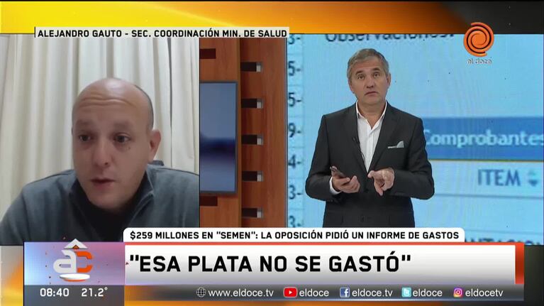 La explicación por los 259 millones de pesos en "semen"
