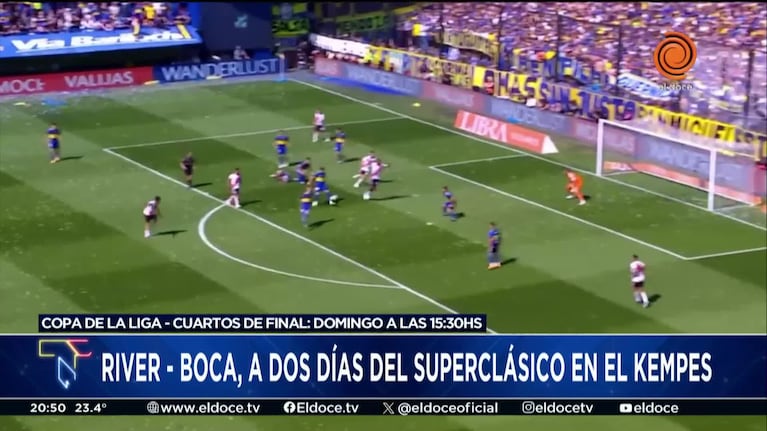 Jugadores de Boca y River