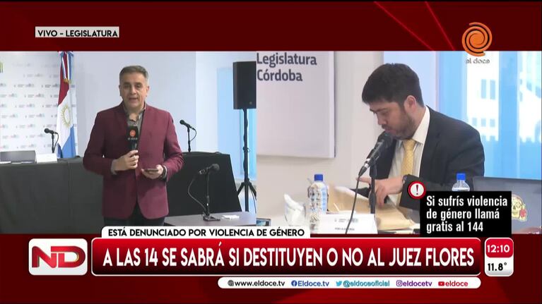 Las últimas palabras del juez acusado de abuso antes de la decisión del jury