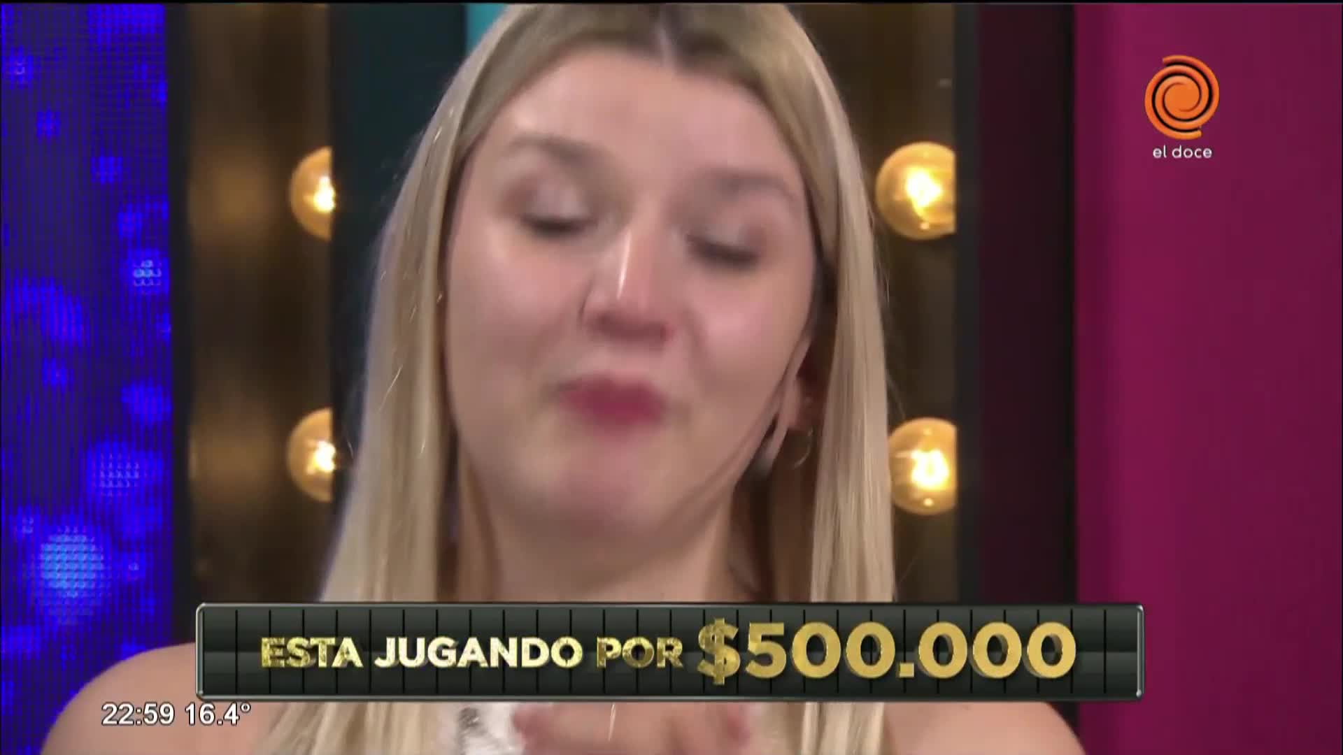 Noelia ganó 500 mil pesos en Bienvenidos a Bordo