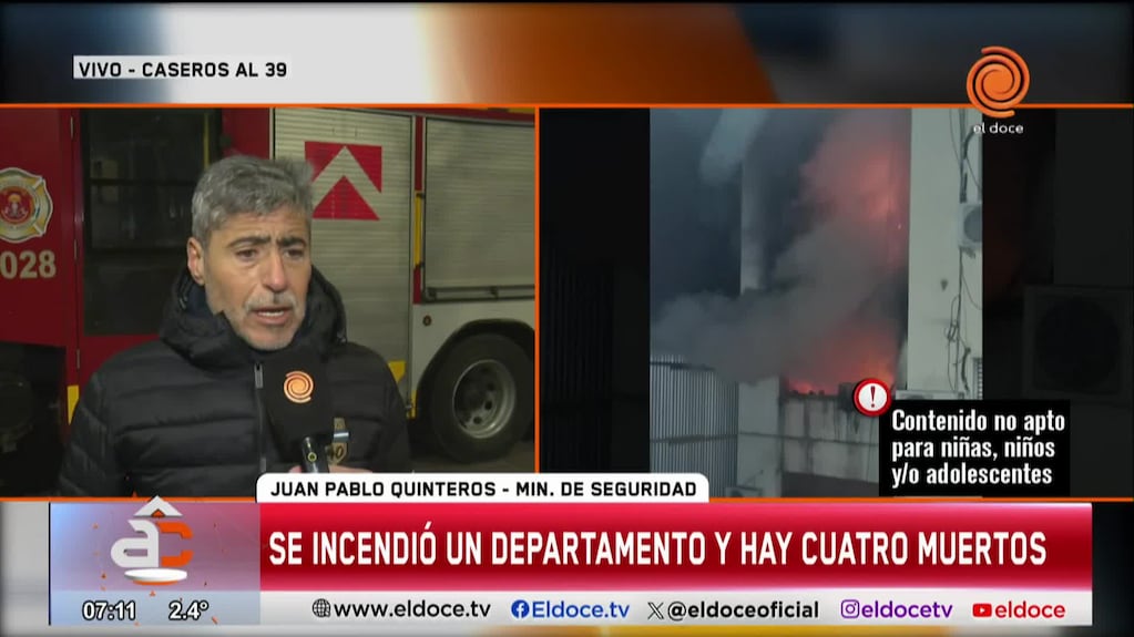 Incendio trágico en Nueva Córdoba