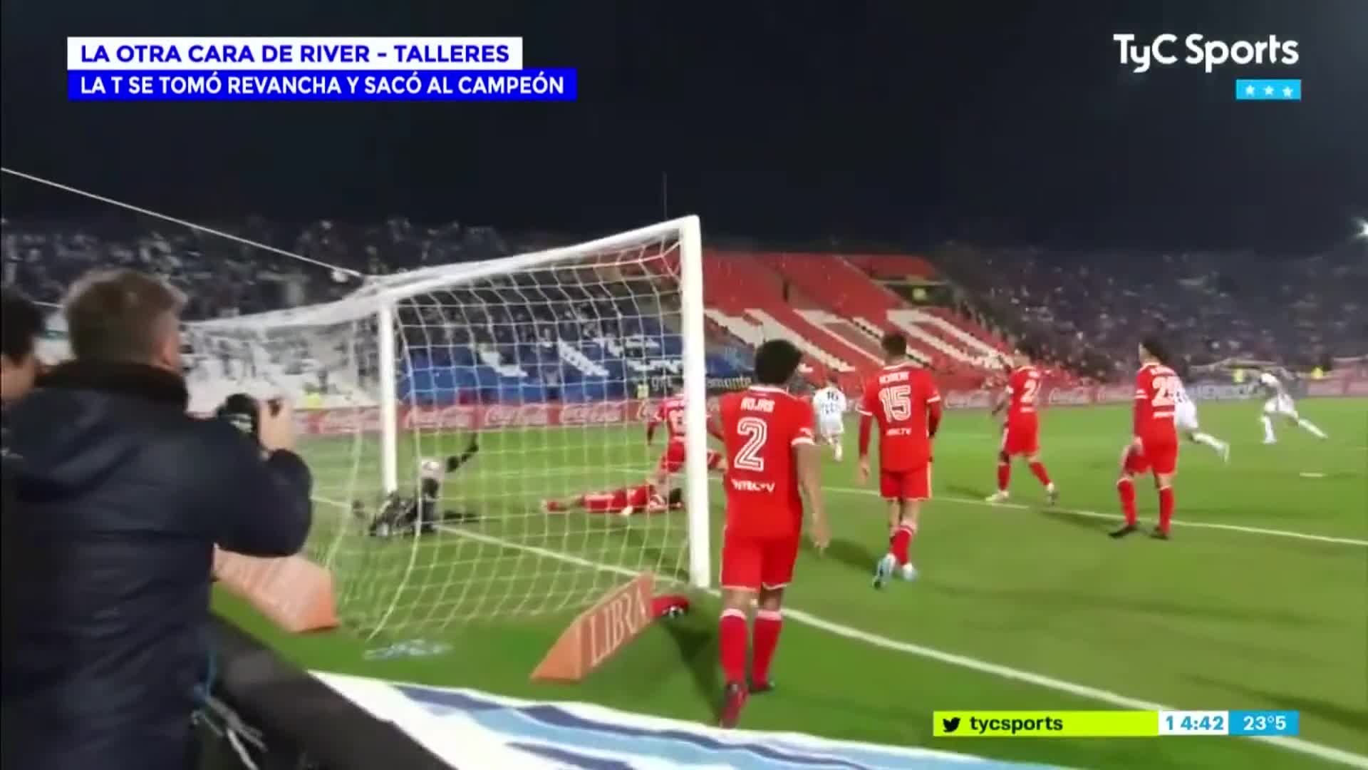 Garro explicó su "alocado" festejo de gol ante River