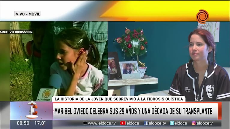 El triple festejo de Maribel Oviedo, sobreviviente de fibrosis quística