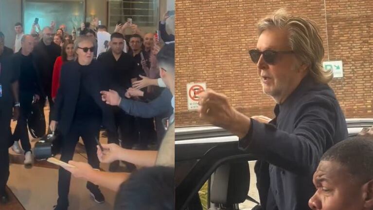 Guitarra en mano y sonriente: así fue la legendaria salida de Paul McCartney al Kempes