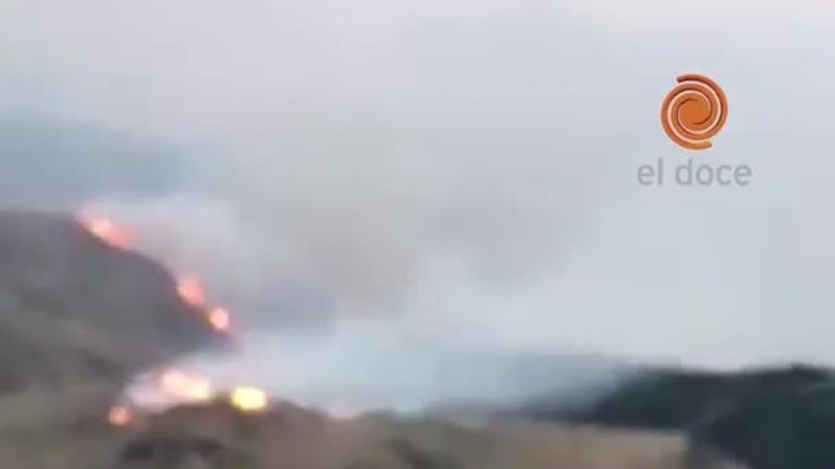 Córdoba se quema: el fuego desde el aire