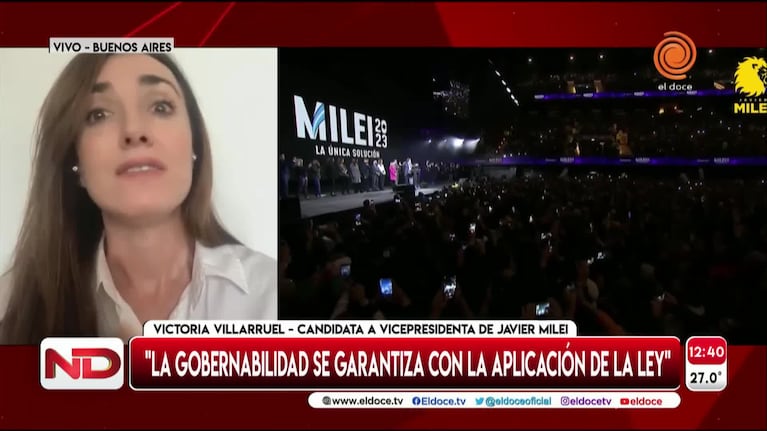 Villarruel aclaró cómo es la relación de Milei y Macri
